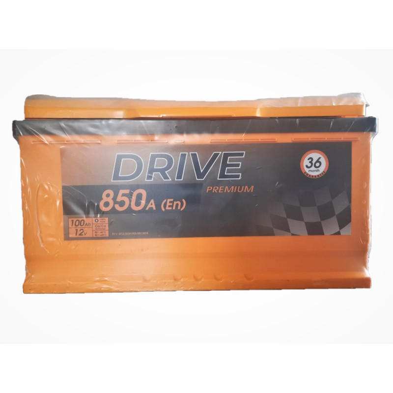 Акумулятор DRIVE Premium 100Ah R 850A