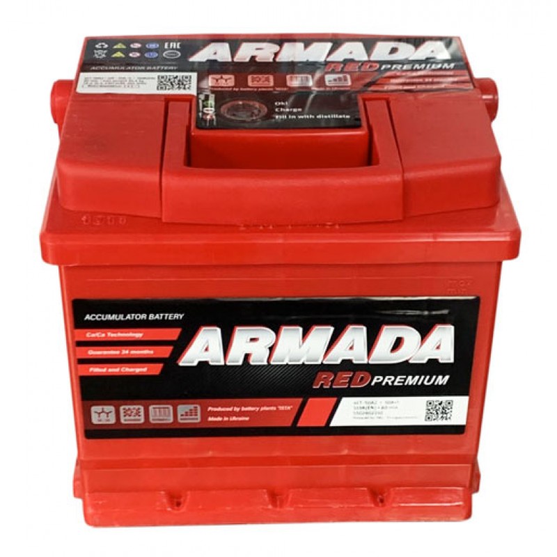 Акумулятор ARMADA RED PREMIUM 50Ah 510A R/L