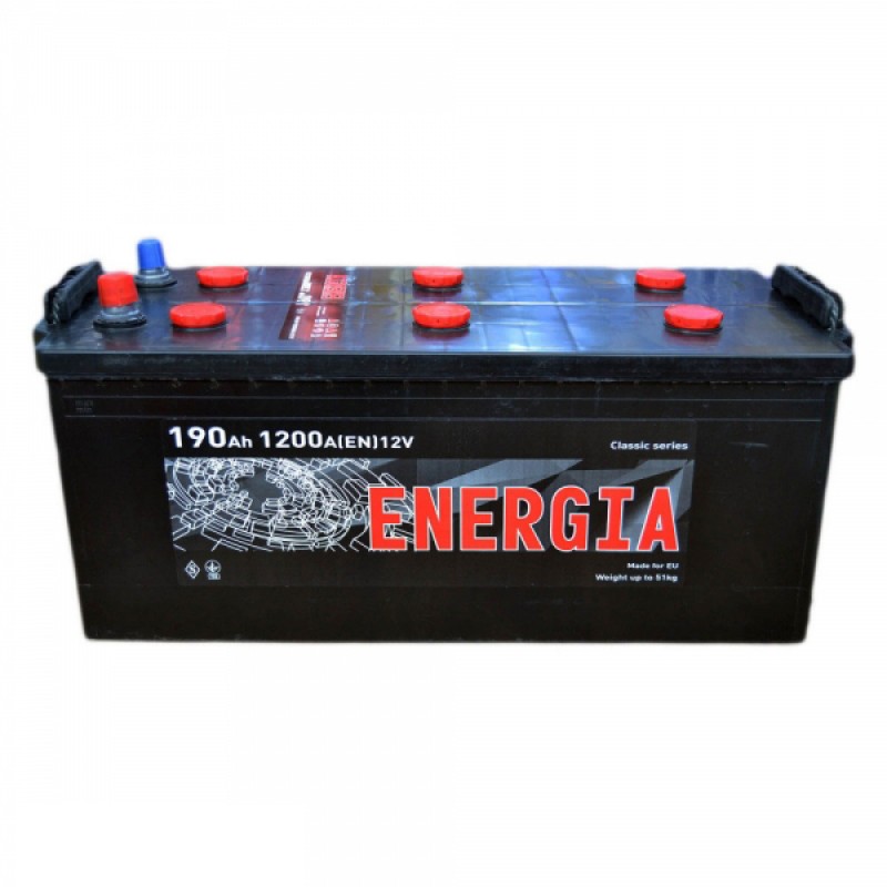 Акумулятор ENERGIA 190Ah R 1200A