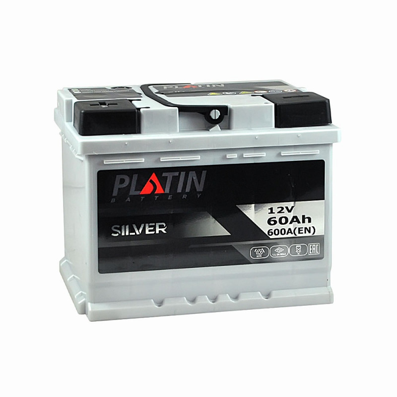 Акумулятор PLATIN Silver 60Ah L 600A